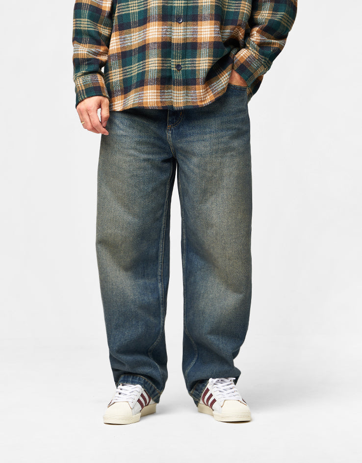 Carhartt WIP Brandon Pant - Blue (Worn Used Wash) – Route One