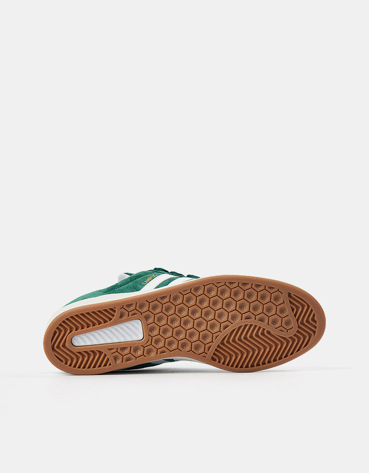 adidas Campus ADV Skate Shoes - Collegiate Green/White/White  Route One