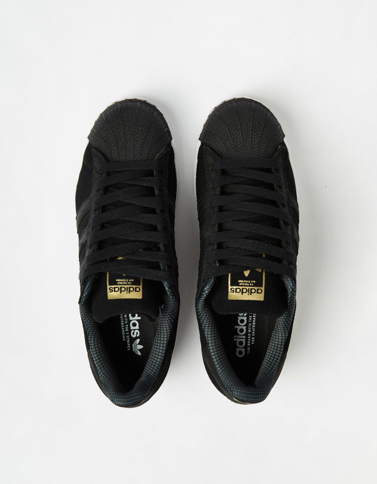 adidas gazelle silver green womens adidas Originals SUPERSTAR II Core Black/Footwear White/Core Black [NJ main image 1