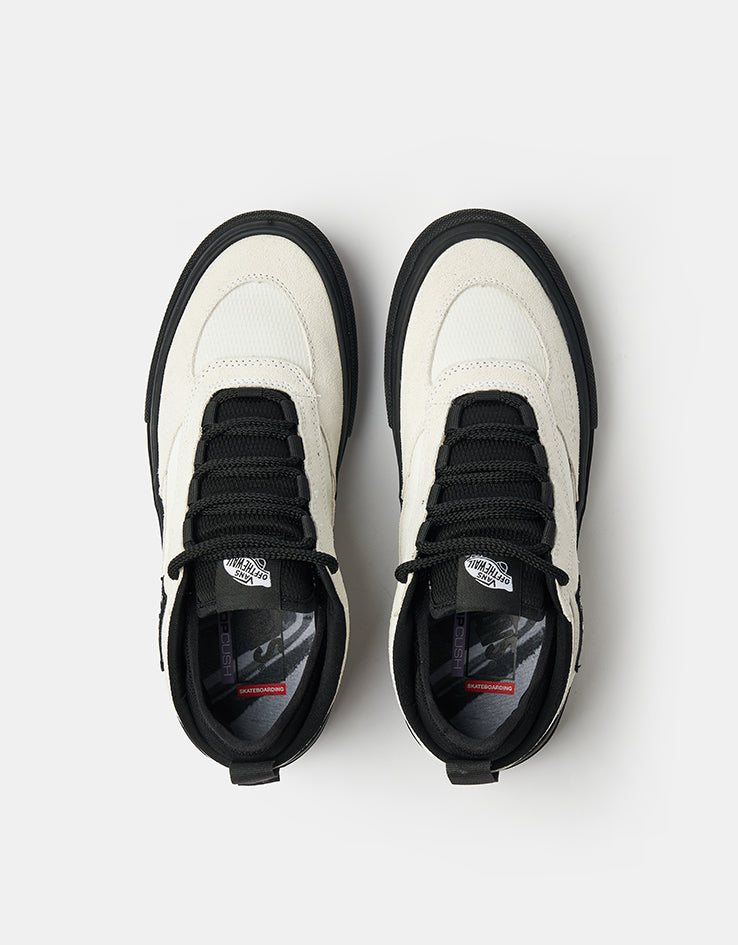 Vans Skate Safe Low Shoes - (Atiba) Bone White/Black – Route One