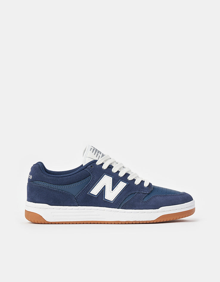 New Balance Numeric 480 Skate Shoes - Navy/White – Route One