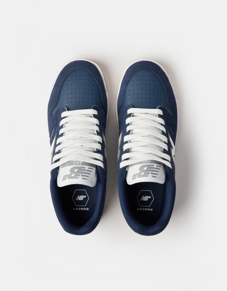New Balance Numeric 480 Skate Shoes - Navy/White – Route One
