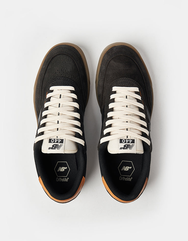 New Balance Numeric 440 Skate Shoes - Black/Orange/Gum – Route One