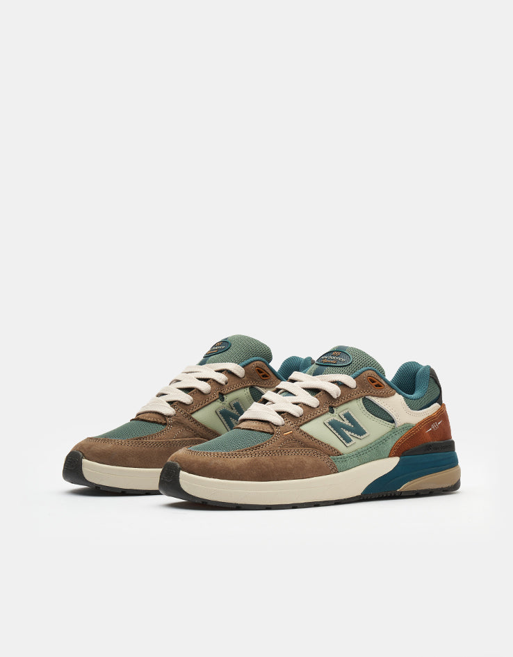 New Balance Numeric 933 Andrew Reynolds Skate Shoes - Tan/Teal