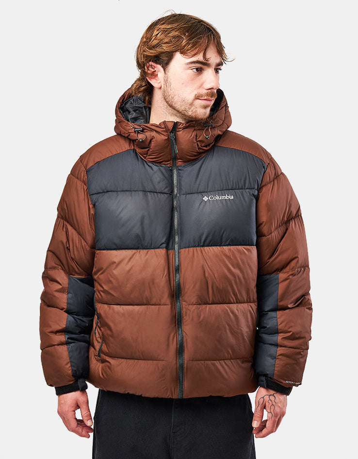 Columbia Pike Lake™ II Hooded Jacket - Tobacco/Black – Route One