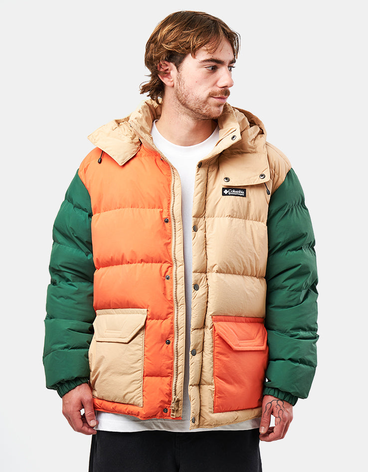 Columbia Wallowa™ Down Hooded Jacket - Canoe/Zing/Rain Forest