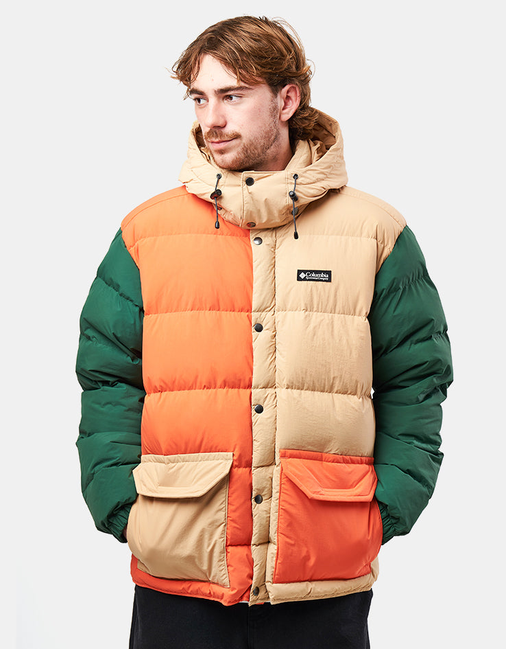 Columbia Wallowa™ Down Hooded Jacket - Canoe/Zing/Rain Forest