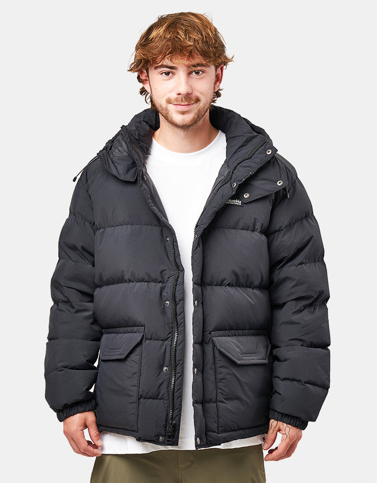 Veste Columbia Homme Wallowa Caban Heritage - Noire Taille L - Rétro Boutonnée