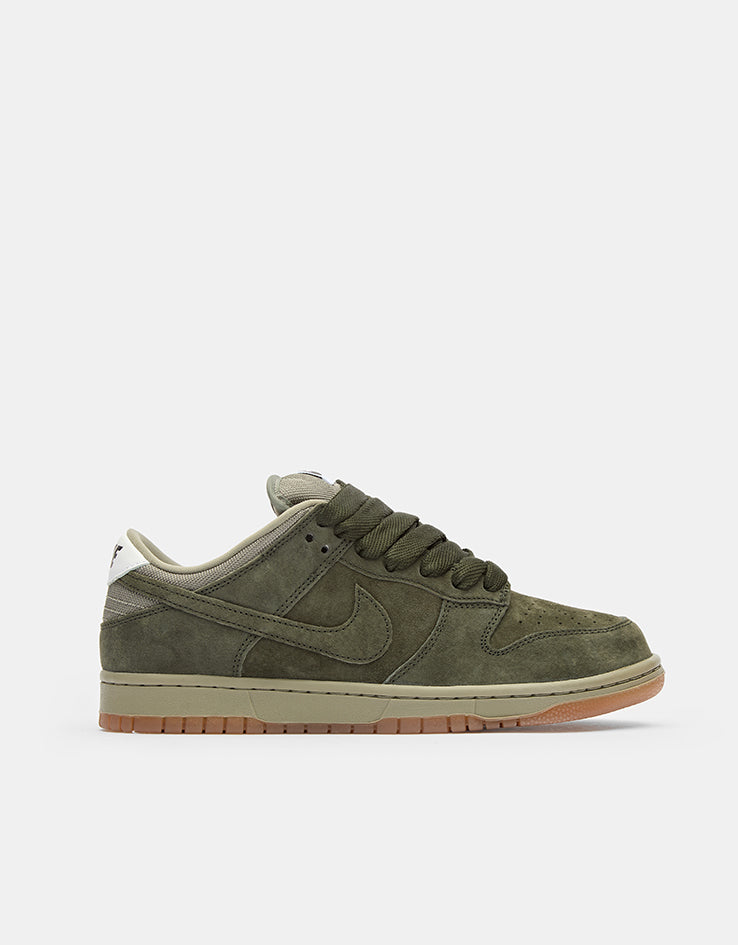 Nike SB Dunk Low Pro B Skate Shoes - Sequoia/Sequoia-Light Army