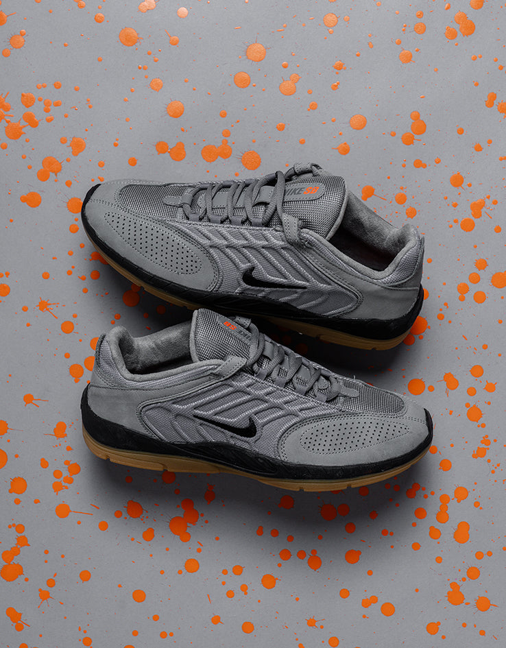 Nike SB Vertebrae ISO Skate Shoes - Cool Grey/Black-Cool Grey-Dark
