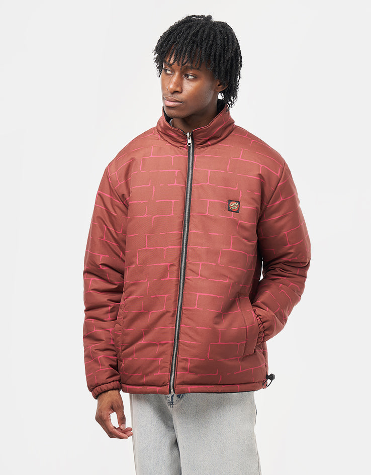 Santa Cruz Mimic Reversible Jacket - Black/Brick – Route One
