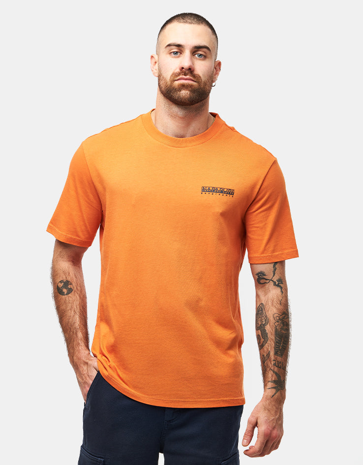 Napapijri Fiemme T-Shirt - Orange Pumpkin – Route One