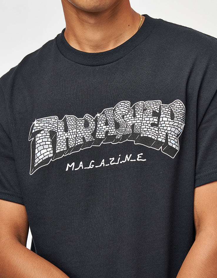Urban Backwoods Vintage Gipsy Danger Logo Uomo T-Shirt Blu Urban Backwoods Vintage Gipsy Danger Logo Uomo T-Shirt Blu