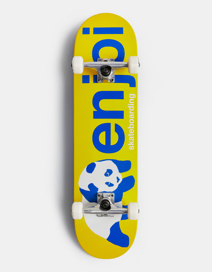 Enjoi Half and Half Yellow Complete Skateboard - 8