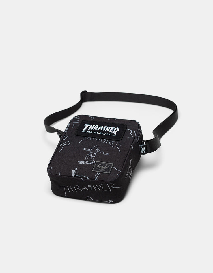 Herschel x Thrasher x Gonz Heritage™ Crossbody Bag - Black – Route One
