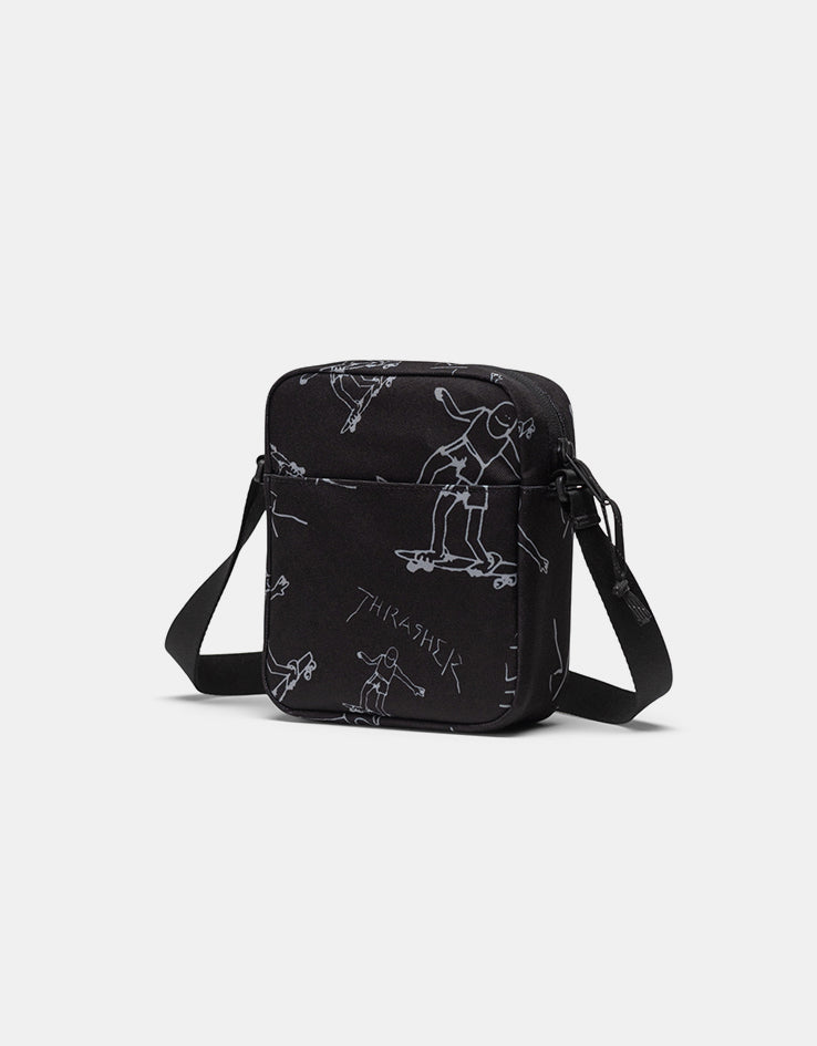 Herschel x Thrasher x Gonz Heritage™ Crossbody Bag - Black – Route One