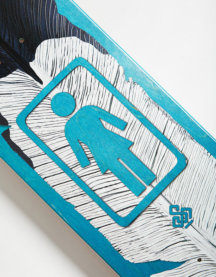 Girl Kennedy Siaz Feather G016 Skateboard Deck - 8.375