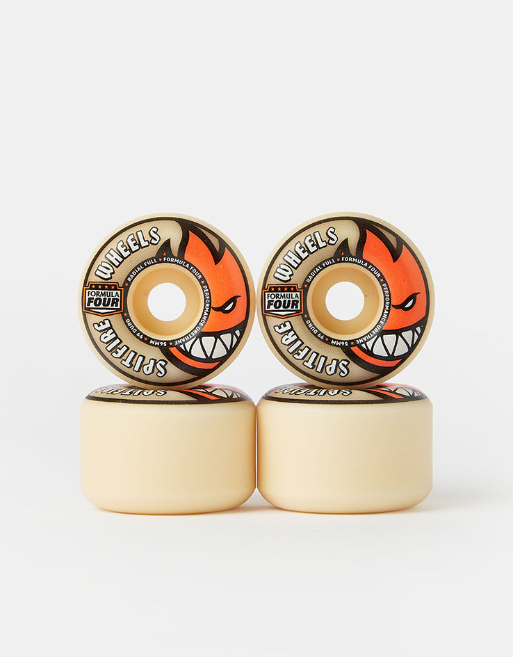Spitfire Formula Four Radial Full 99d Skateboard Wheels - 54/56/58