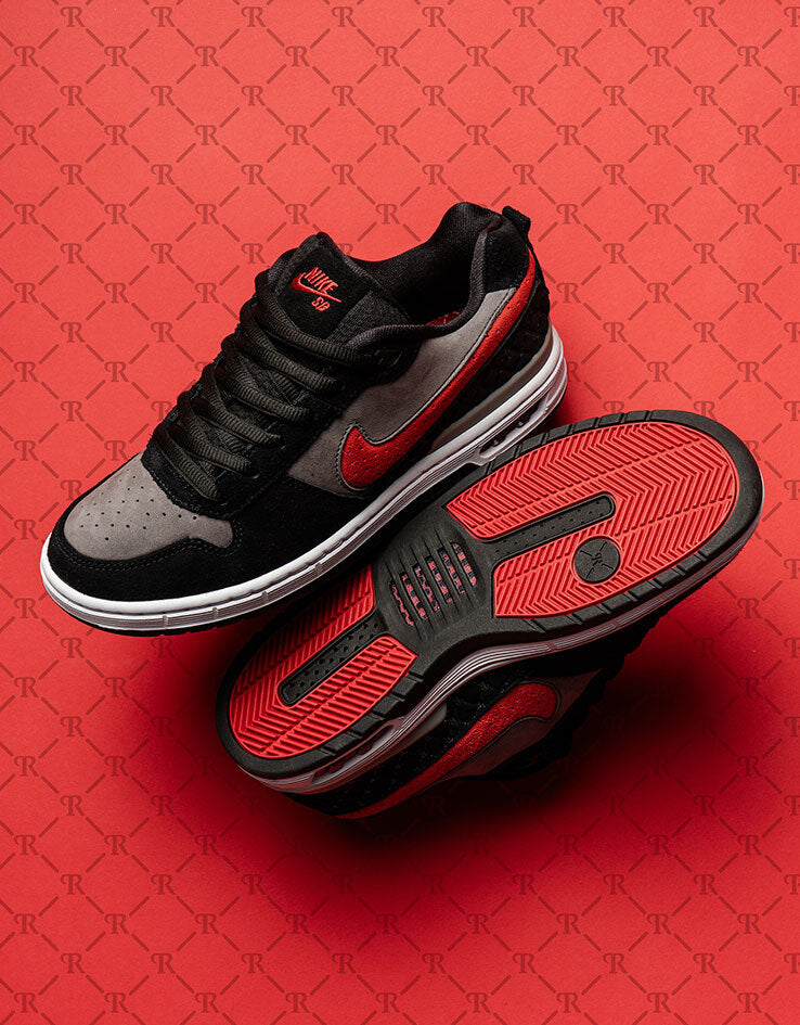 Nike SB Paul Rodriguez Zoom Air Low Skate Shoes - Black