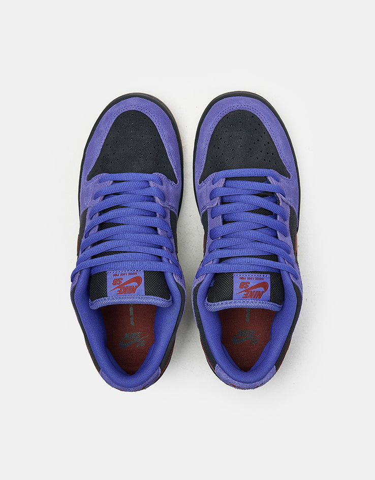 Nike SB Dunk Low Pro Skate Shoes - Persian Violet/Cinnamon-Off