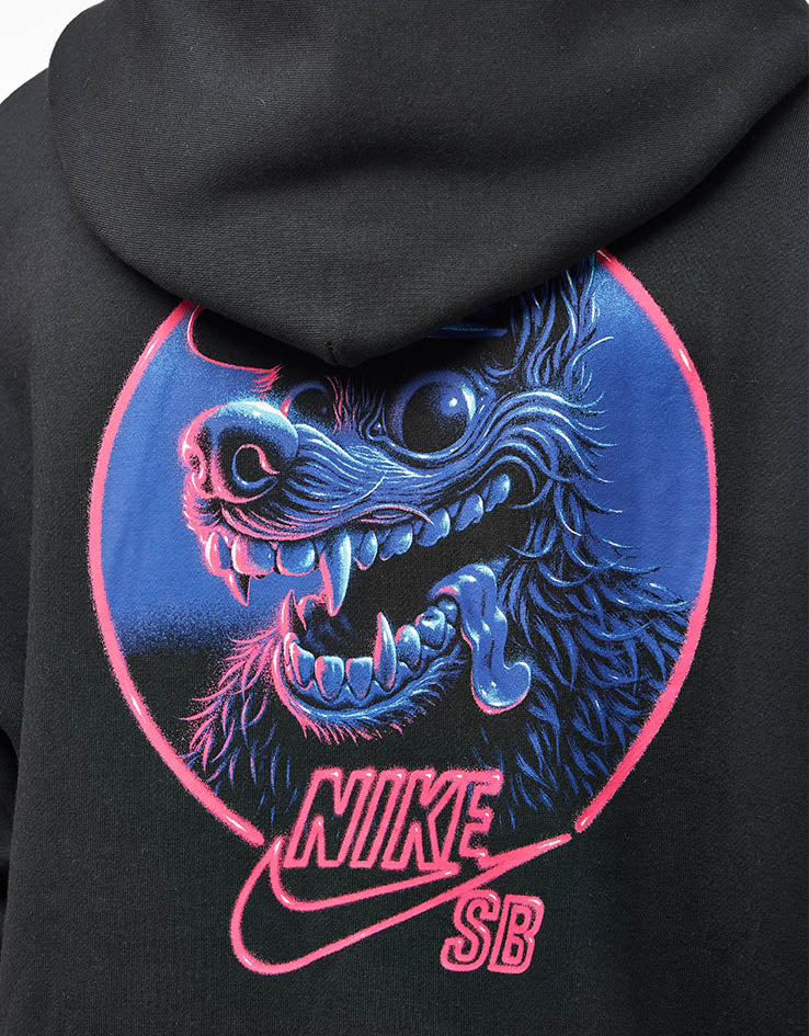 nike sb icon black & purple hoodie