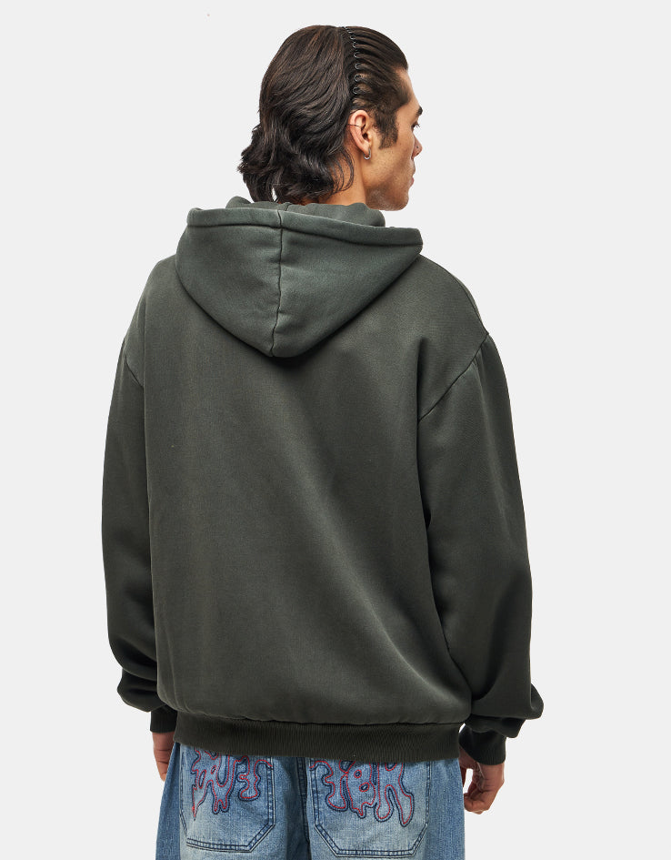 Butter Goods Blotch Zip-Thru Hoodie - Washed Black – Route One