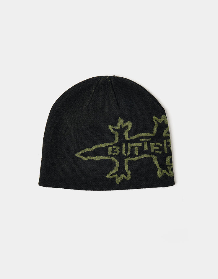 Butter Goods Reptile Skully Beanie - Black