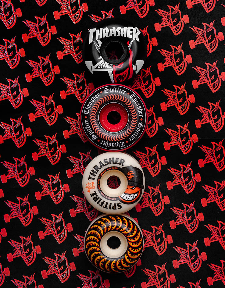 Spitfire x Thrasher Oath Formula Four Radial Full 99d Skateboard