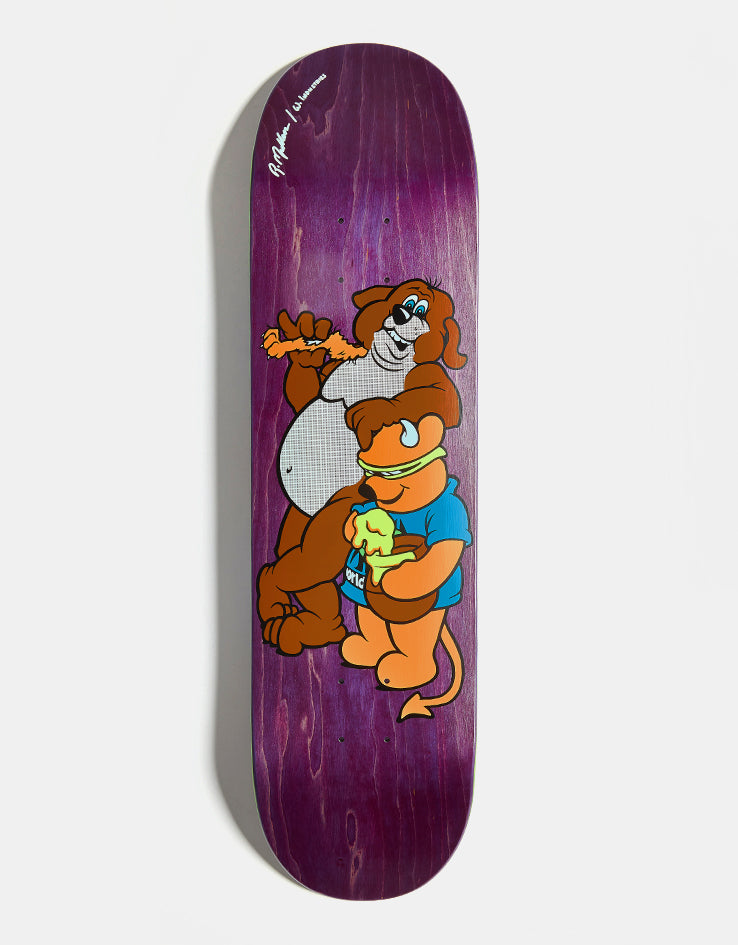 earl skateboards ‘Web’ Deck Purple　8.25 World Industries Mullen Bear Skateboard Deck - 8.25