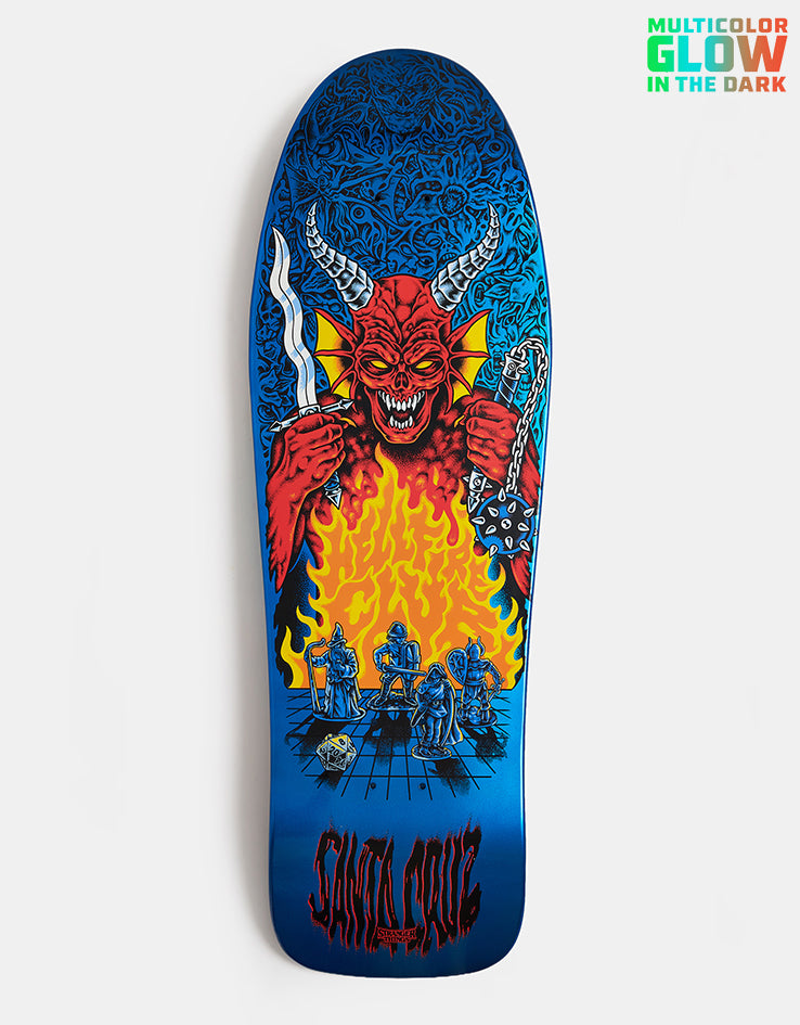 Santa Cruz x Stranger Things Knox Hellfire Pit Skateboard Deck