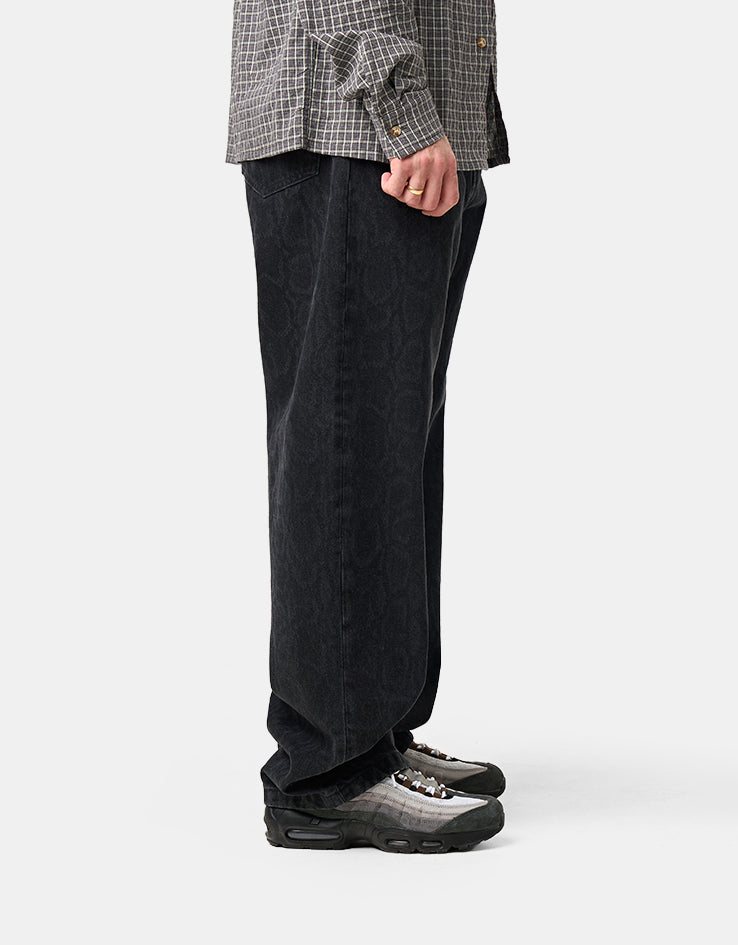 Carhartt WIP Snake Landon Pant - Snake Camo/Black (Heavy Stone