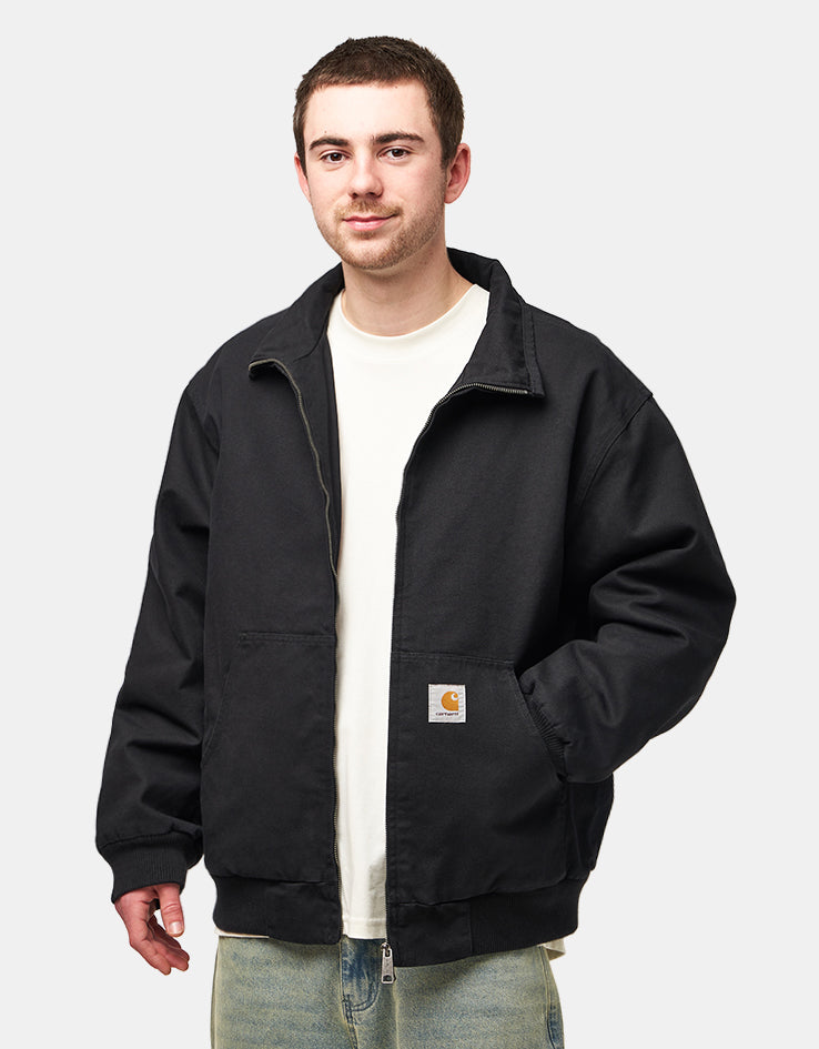 Carhartt WIP Ravon Jacket - Black (Heavy Stone Wash) – Route One