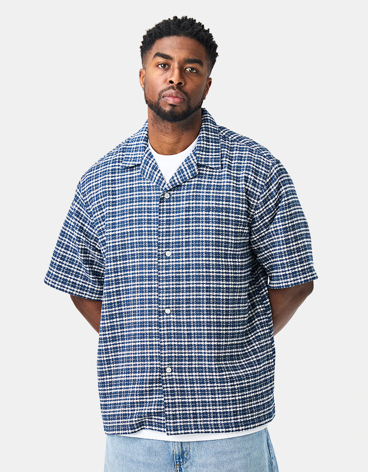 Carhartt WIP S/S Kander Shirt - Kander Check/Blue River – Route One