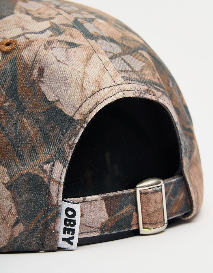 Obey Pigment Obey Slanted 6 Panel Strapback - Fence Camo Multi