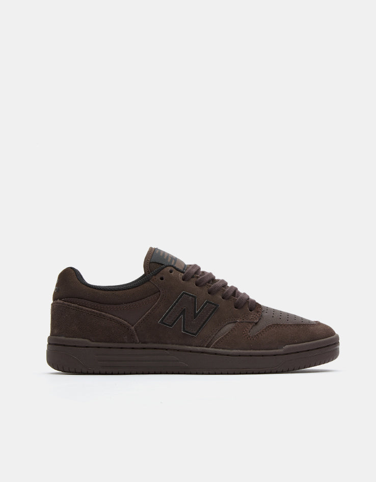 NewBalance numeric✖️Chocolate skateboard New Balance Numeric 480 Skate Shoes - Chocolate/Chocolate – Route One