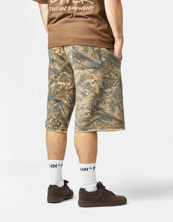 Butter Goods Fleece Shorts - Forest Camo – Route One