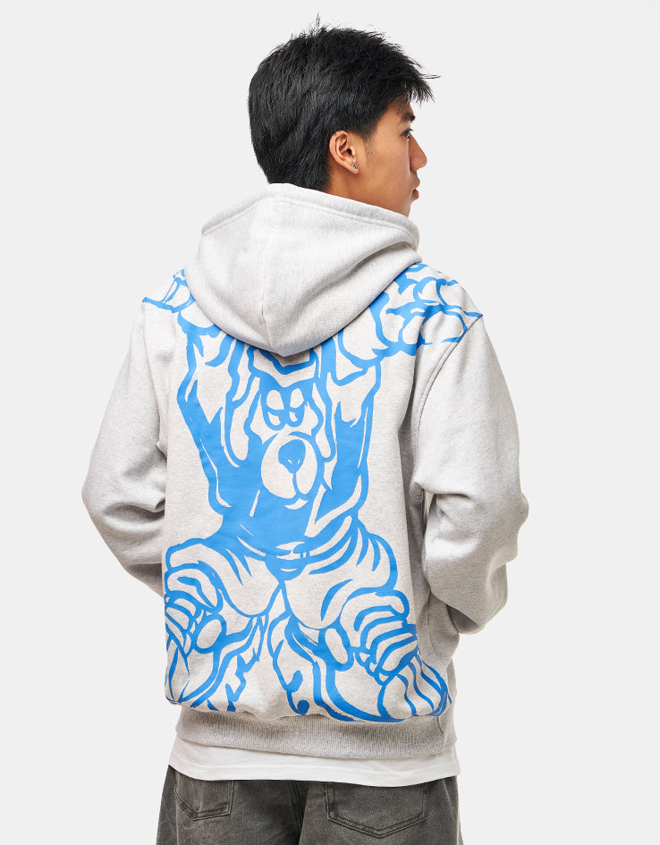 adidas x Kogancult Zip Hoodie - Heather Grey/Lucid Ray – Route One