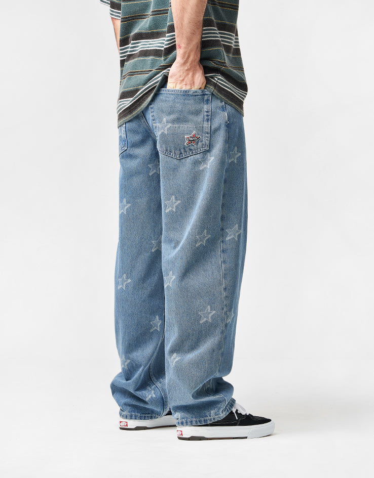 Vans Check-5 Baggy Denim Starmarked Pants - Stonewash Blue – Route One