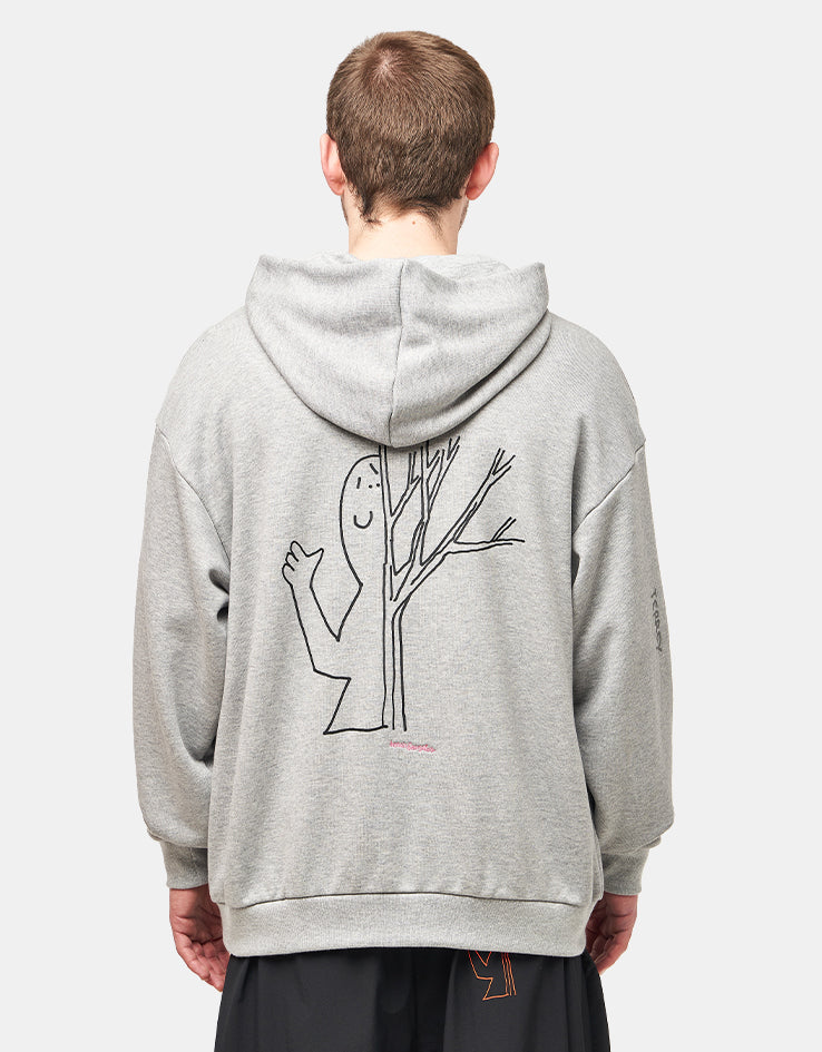 adidas Terrex x Gonz Shmoofoil XPL Pullover Hoodie - Medium Grey