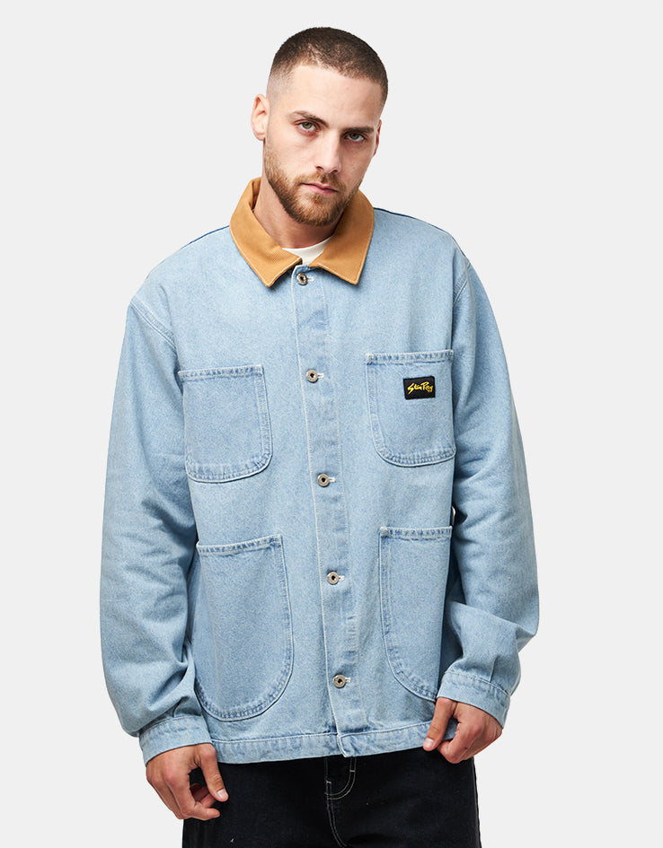 Stan Ray Coverall Denim Jacket - Ice Stone – Route One
