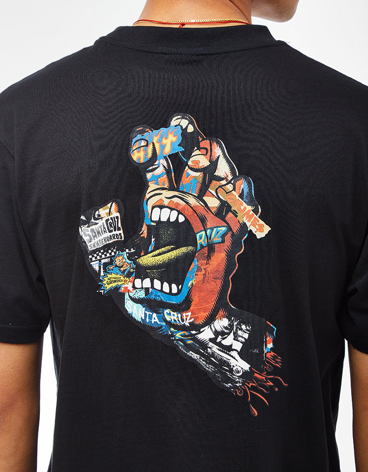 Santa Cruz Collage Hand T-Shirt - Black – Route One