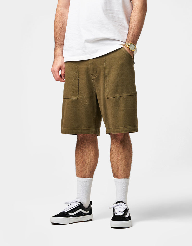 Santa Cruz Opus Dot Workwear Shorts - Uniform Green – Route One