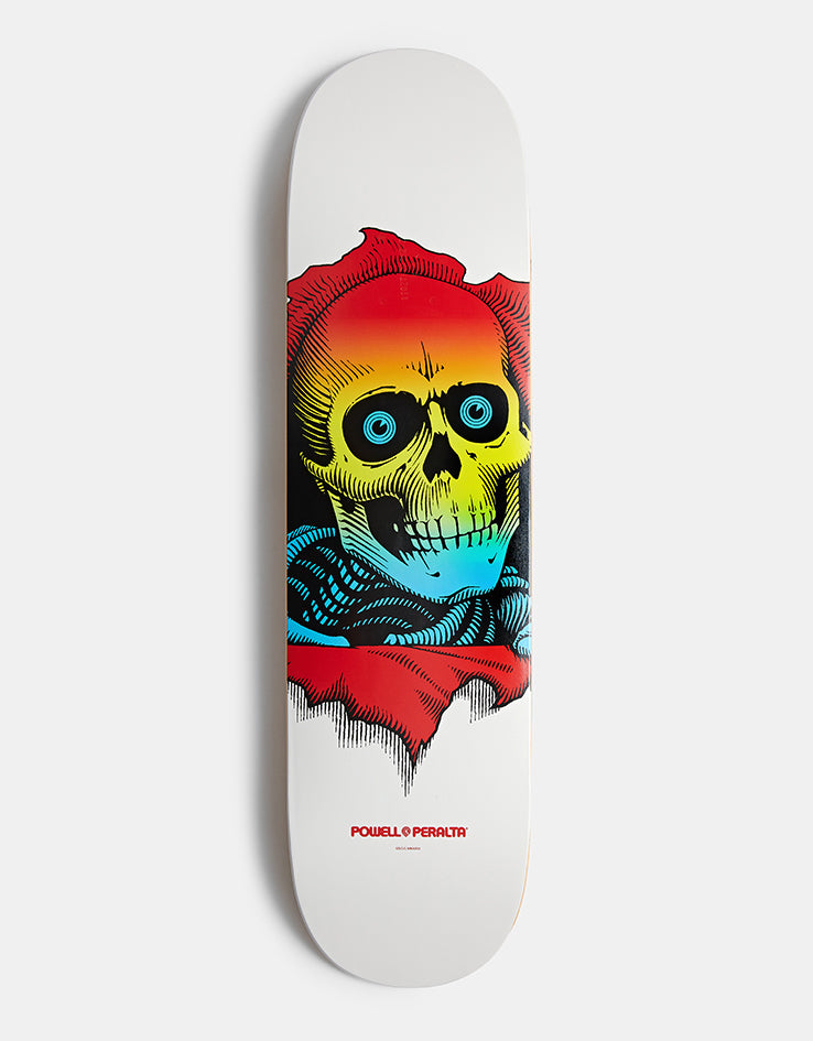 スケートボード Powell Peralta RIPPER COLBY FADE 8.0 Powell Peralta Ripper Yellow Fade 242 Skateboard Deck - 8