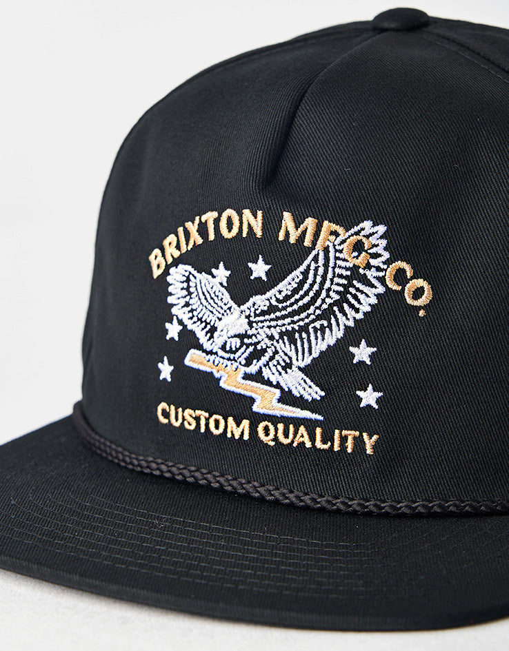 Brixton Lamont Snapback Cap - Black – Route One