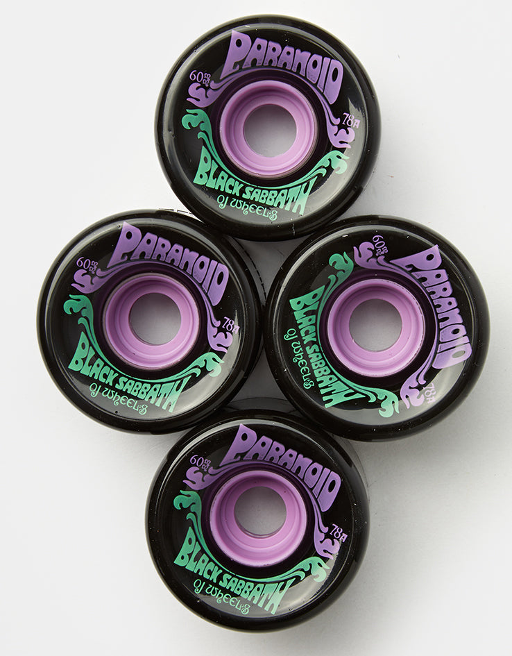 OJ x Black Sabbath Paranoid Super Juice 78a Skateboard Wheels