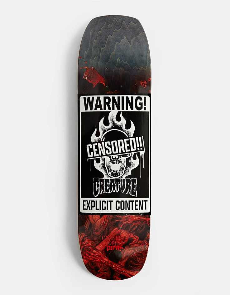 Creature x Cannibal Corpse Chaos Horrific Skateboard Deck - 8.75