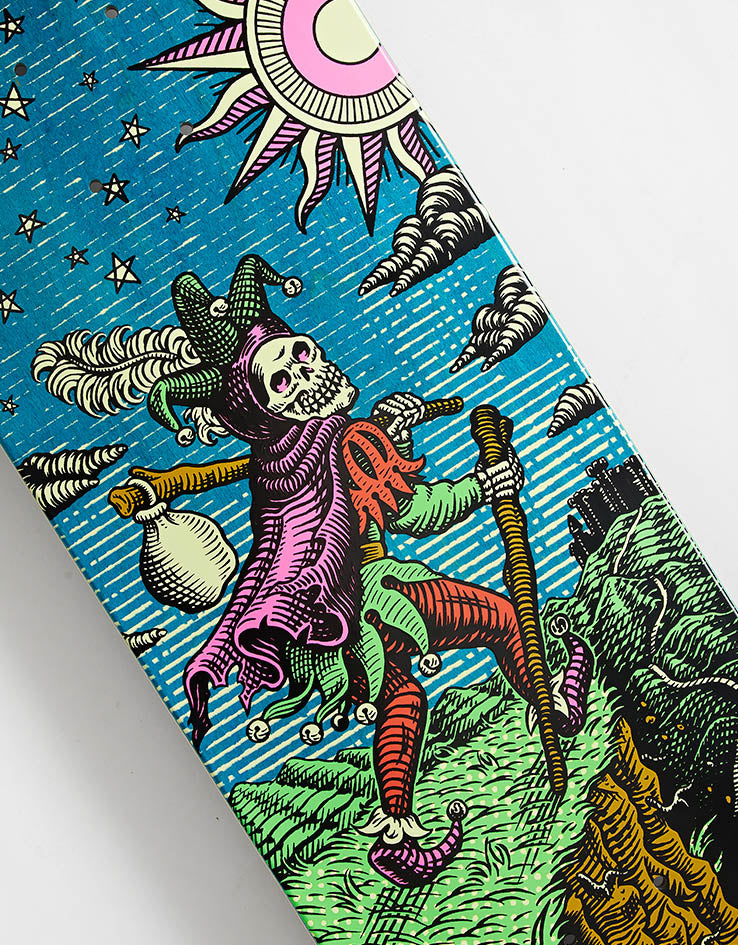 Santa Cruz Delfino Tarot Remix FeelBase Skateboard Deck - 8.25