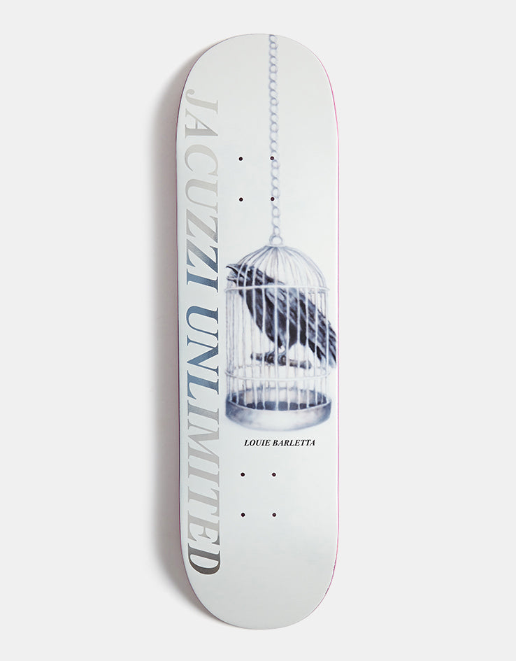 JAGUZZI UNLIMITED LOUIE バラデザイン 8.0 Jacuzzi Unlimited Louie Barletta Bird Cage EX7 Skateboard Deck
