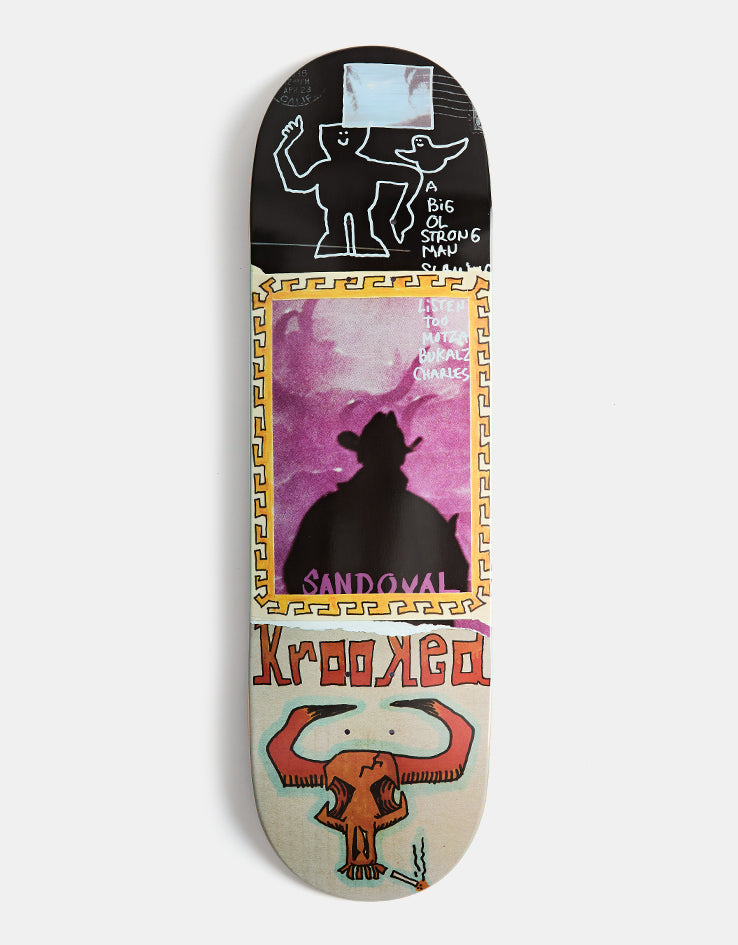 Krooked Sandoval Gun Slinger Skateboard Deck - 9.02