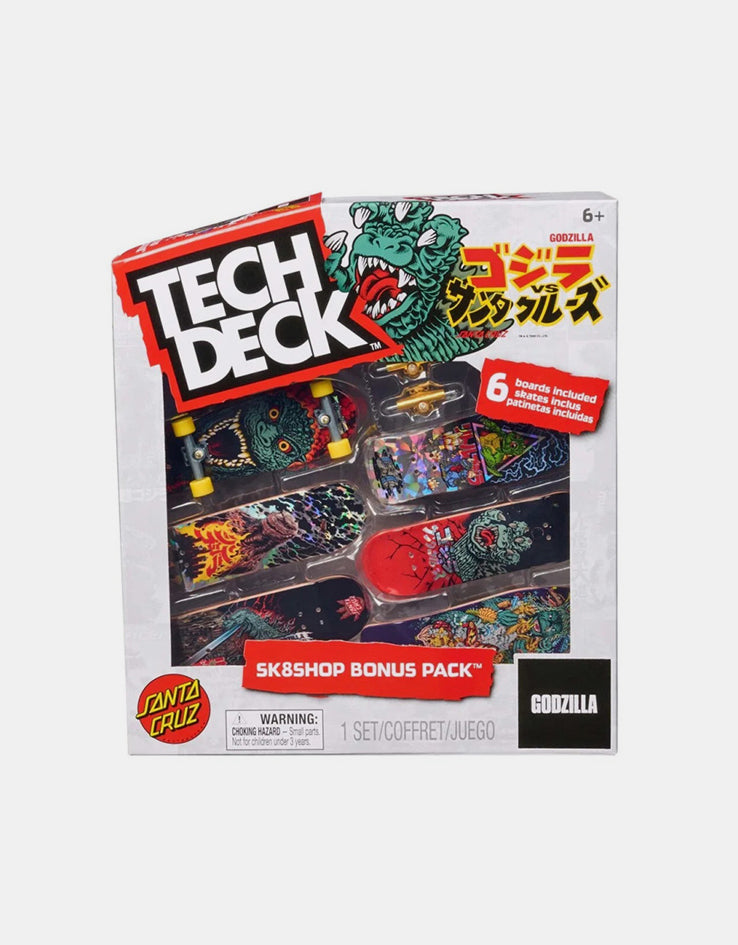Tech Deck Santa Cruz Godzilla SK8Shop Fingerboard Bonus Pack - 8